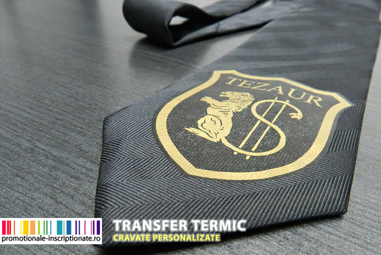 Cravate personalizate prin transfer termic
