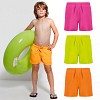 Pantaloni scurti pentru copii, de plaja cu buzunare laterale - Aqua 6716C