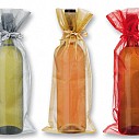 Saculeti promotionali din material textil pentru sticla de vin - 95331