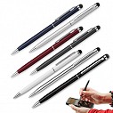 Pixuri metalice promotionale colorate cu stylus pen - 12429