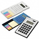 Calculatoare promotionale de birou cu etichete autoadezive colorate - 61090