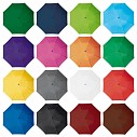 Umbrele promotionale colorate, cu cadru pliabil si husa inclusa - 5188