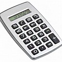 Calculatoare argintii promotionale cu butoane cauciucate - 38552