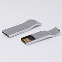Stick-uri USB promotionale din otel inoxidabil cu corp curbat subtire - CM1155