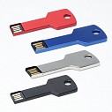 Stick-uri USB promotionale din metal colorat cu forma de cheie - CM1107