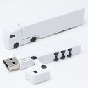 Stick-uri USB promotionale din plastic cu forma de tir - CM1138