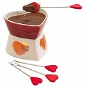 Seturi fondue din 3 piese cu bol in forma de inima - Sweet Heart 0340008
