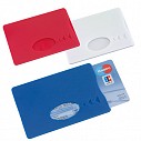 Port card-uri promotionale din plastic colorat cu fereastra - 0402471