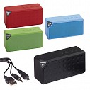 Speakere promotionale audio cu bluetooth si carcasa colorata din plastic cauciucat - 0406211