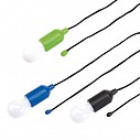 LED-uri promotionale albe cu forma de bec si snur lung pentru prindere - 0403146