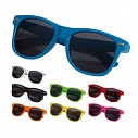 Ochelari promotionali de soare, cu rame colorate din plastic si lentine UV negre - 0603054