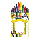 Seturi de opt creioane promotionale cerate colorate - 0504008