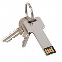 Brelocuri metalice cu forma de cheie si stick USB de 4 GB - 8101001