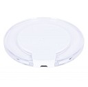 Incarcatoare wireless promotionale din plastic alb - V3945 Incarcatoare wireless promotionale din plastic alb - V3945