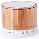 Boxe audio promotionale wireless din lemn de bambus - V3981 Boxe audio promotionale wireless din lemn de bambus - V3981