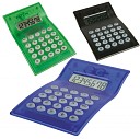 Calculatoare promotionale de birou din plastic transparent cu afisaj digital - 11202