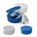 Cabluri USB promotionle, cu 2 conectori micro USB si cutie de depozitare - 97153