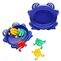 Jocuri promotionale pentru copii cu bol cu forma de broasca si 5 broscute - R08853