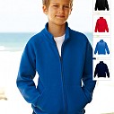 Jachete promotionale de copii cu guler inalt, buzunare si fermoar lung - Kids Sweat Jacket 62-001