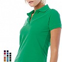 Tricouri promotionale colorate, cu guler polo, pentru dame - Pure Safran PW455