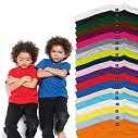 Tricouri promotionale de copii, colorate, din bumbac - SG15K