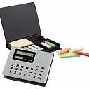 Calculatoare promotionale de birou cu blocnotes si etichete autoadezive - AP879004