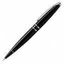 Creioane mecanice de lux cu corp negru metalic - Cerruti Silver Clip NSN7306