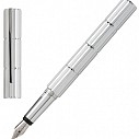 Stilouri metalice de lux cu capac si corp argintiu din aluminiu - Cerruti Flake NSS3512