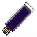 Memory stick de lux de 2Gb cu carcasa metalica albastra - Cerruti Zoom NAU556