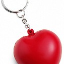 Inimi promotionale antistres cu inel pentru chei - 1171