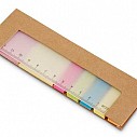 Seturi de etichete autoadezive colorate, cu blocnotes, rigla si suport din carton - 93448