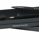 Seturi de pixuri si stilouri Christian Lacroix, cu insertii din piele - Layer LPBP424