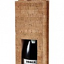 Sacose promotionale din pluta pentru sticle de vin, cu manere lungi - 92819