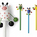 Creioane promotionale pentru copii cu forme haioase de animale - 1207