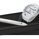 Seturi de ceasuri barbatesti cu pixuri albe metalice - Scherrer SPBM301