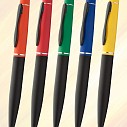 Pixuri bicolore promotionale din aluminiu cu stylus pen - AP809444