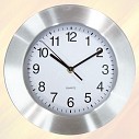 Ceasuri promotionale de perete cu rama rotunda din aluminiu - AP806809