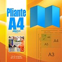 Pliante A4 impaturite in 4 - pliante publicitare tiparite offset sau digital