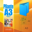 Pliante A3 impaturite in 3 - pliante publicitare tiparite offset sau digital