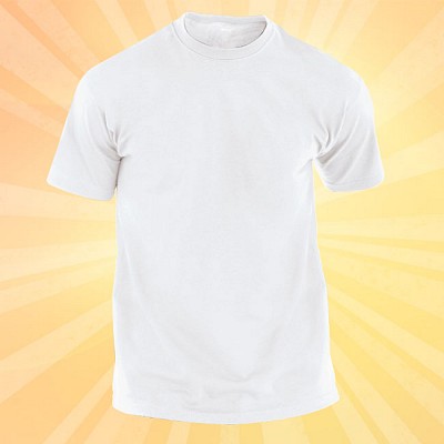 tricouri albe din bumbac pentru adulti AP741063