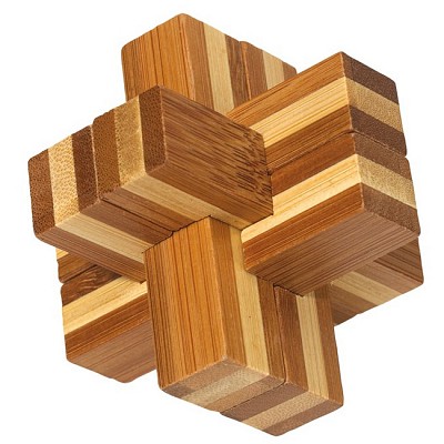 8051000 cub puzzle 3d cu piese din lemn