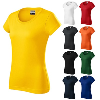 tricouri promotionale pentru dame din bumbac cu guler rotund si maneci scurte Adler ADR04