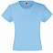 Tricou clasic colorat pentru fetite - 61-005 (poza 11)