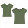 Tricou de dama din bumbac cu cusaturi laterale - F10485 (poza 5)