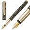 Stilouri metalice de lux cu corp negru si finisari aurii - Ungaro Braccialetto USF2802
