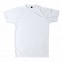 Tricouri albe promotionale din poliester cu maneci scurte pentru copii - AP781853