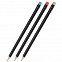 Creioane promotionale din lemn cu radiera colorata si varf ascutit - R73772