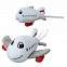 Jucarii promotionale din plus cu forma de avion panglica pentru personalizare - R73844