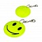 Brelocuri promotionale reflectorizante cu forma de smile face galben - R73246