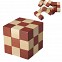 Cuburi mici de tip puzzle, cu piese din lemn - R08829
